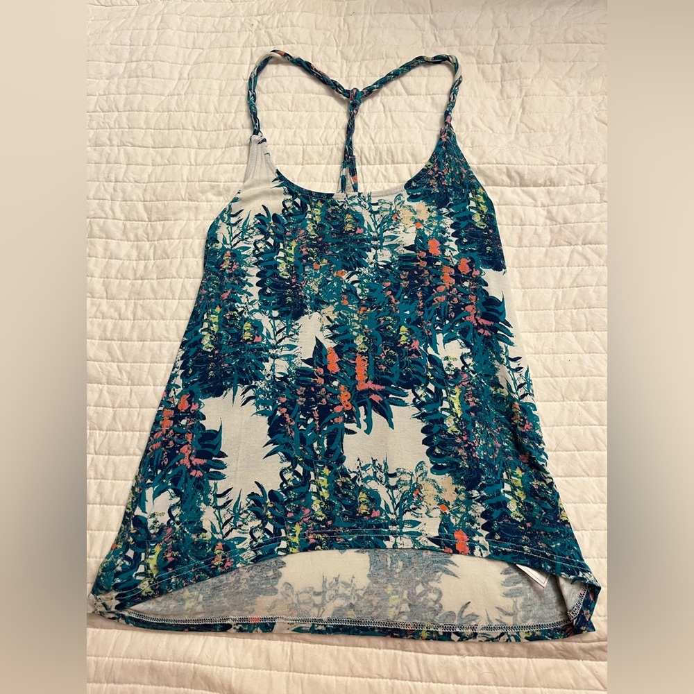 Hurley floral print tank top